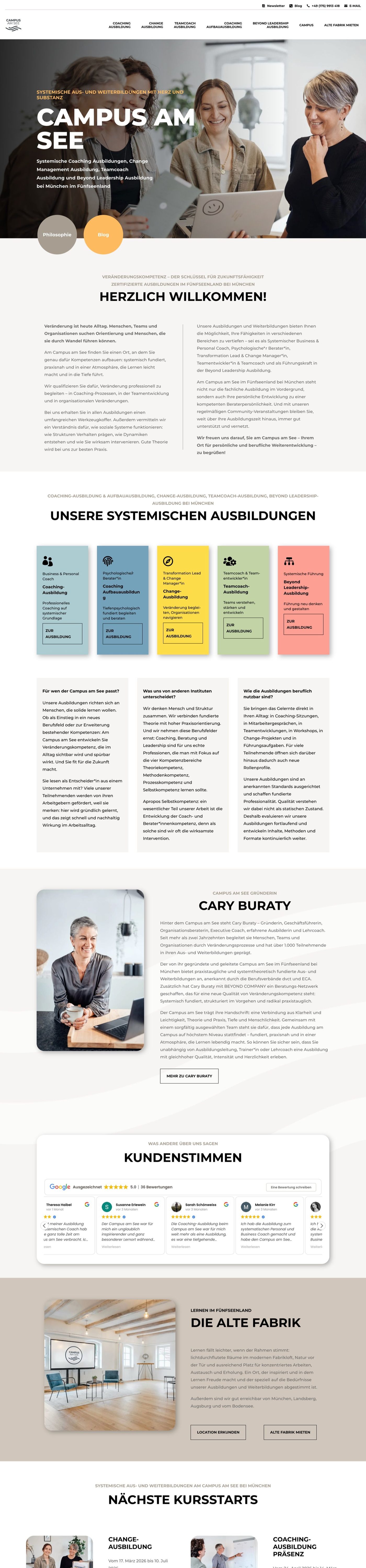 Website for Campus am See